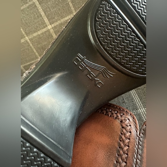 Dansko Scout Chestnut Leather Women’s Ankle Boots Size 38 - Picture 10 of 13